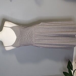 Yathon Spaghetti Strap Ruched Bodice Hidden Side Zip Dress - Size S